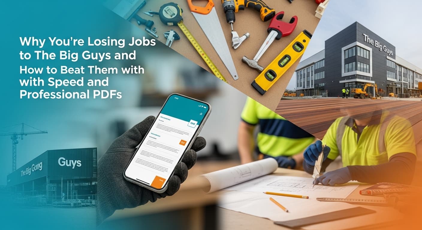 Win More Jobs: Beat Big Companies with Speed & Pro Quotes